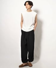 KHLGV41069 a.v.v MEN(アー・ヴェ・ヴェ) 【軽くて涼しい】オーバーパンツ　リライトシリーズ1 ブラック
