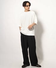 KHLGV41069 a.v.v MEN(アー・ヴェ・ヴェ) 【軽くて涼しい】オーバーパンツ　リライトシリーズ1 ブラック