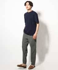 KHLGV53059 a.v.v MEN(アー・ヴェ・ヴェ) 【軽くて涼しい】セミルーズパンツ　アンクル丈　リライトシリーズ2 ブルー