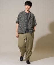 KHLHD46069 a.v.v MEN(アー・ヴェ・ヴェ) 【接触冷感/遮熱/吸水速乾/イージーケア/洗濯機で洗える】ポリエステルイージーバルーンパンツ ブラック
