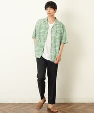 KHLHP70054 a.v.v MEN(アー・ヴェ・ヴェ) 【S-XXL】スマートスラックス（アンクル丈） ブラウン