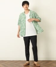 KHLHP70054 a.v.v MEN(アー・ヴェ・ヴェ) 【S-XXL】スマートスラックス（アンクル丈） ブラウン