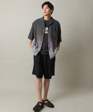 KHLHV75059 a.v.v MEN(アー・ヴェ・ヴェ) 【接触冷感】2タックハーフパンツ ベージュ