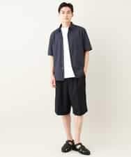 KHLHV75059 a.v.v MEN(アー・ヴェ・ヴェ) 【接触冷感】2タックハーフパンツ ベージュ