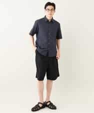KHLHV75059 a.v.v MEN(アー・ヴェ・ヴェ) 【接触冷感】2タックハーフパンツ ベージュ