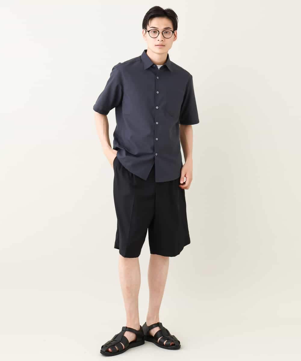 KHLHV75059 a.v.v MEN(アー・ヴェ・ヴェ) 【接触冷感】2タックハーフパンツ ベージュ