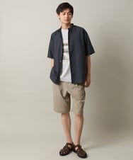 KHLHV78054 a.v.v MEN(アー・ヴェ・ヴェ) 【接触冷感】1タックハーフパンツ　リライトシリーズ3 ダークグレー