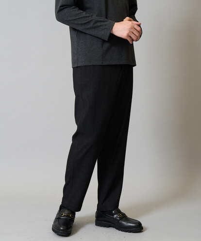 KHLJD02064 a.v.v MEN 【イージーケア/洗濯機で洗える/ストレッチ】デニムライクストレッチセミルーズパンツ