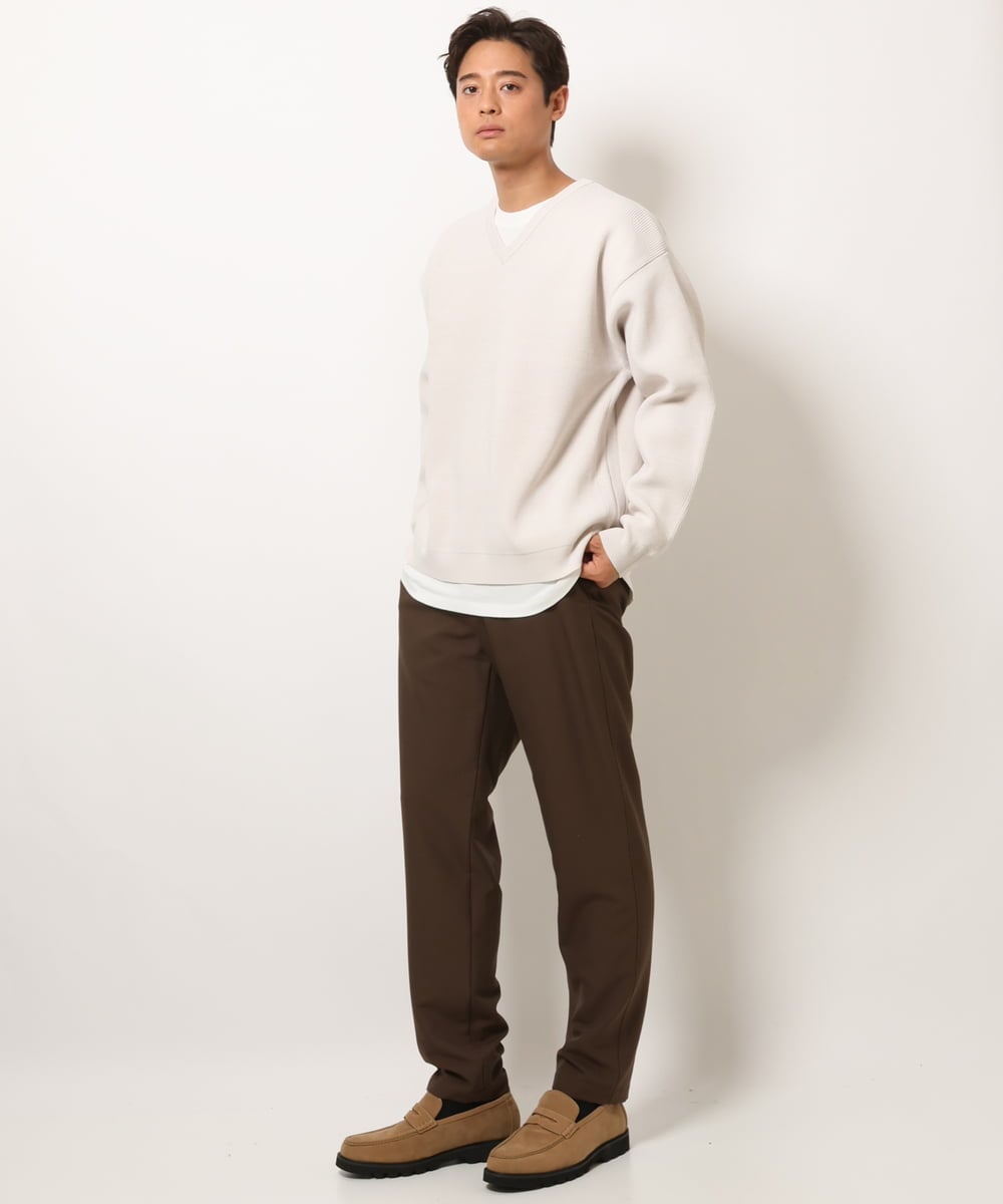 KHLJS16059 a.v.v MEN(アー・ヴェ・ヴェ) リライト セミルーズパンツ オレンジ