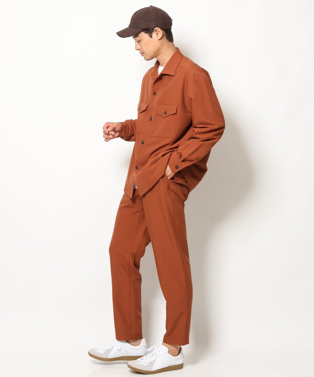 KHLJS16059 a.v.v MEN(アー・ヴェ・ヴェ) リライト セミルーズパンツ オレンジ