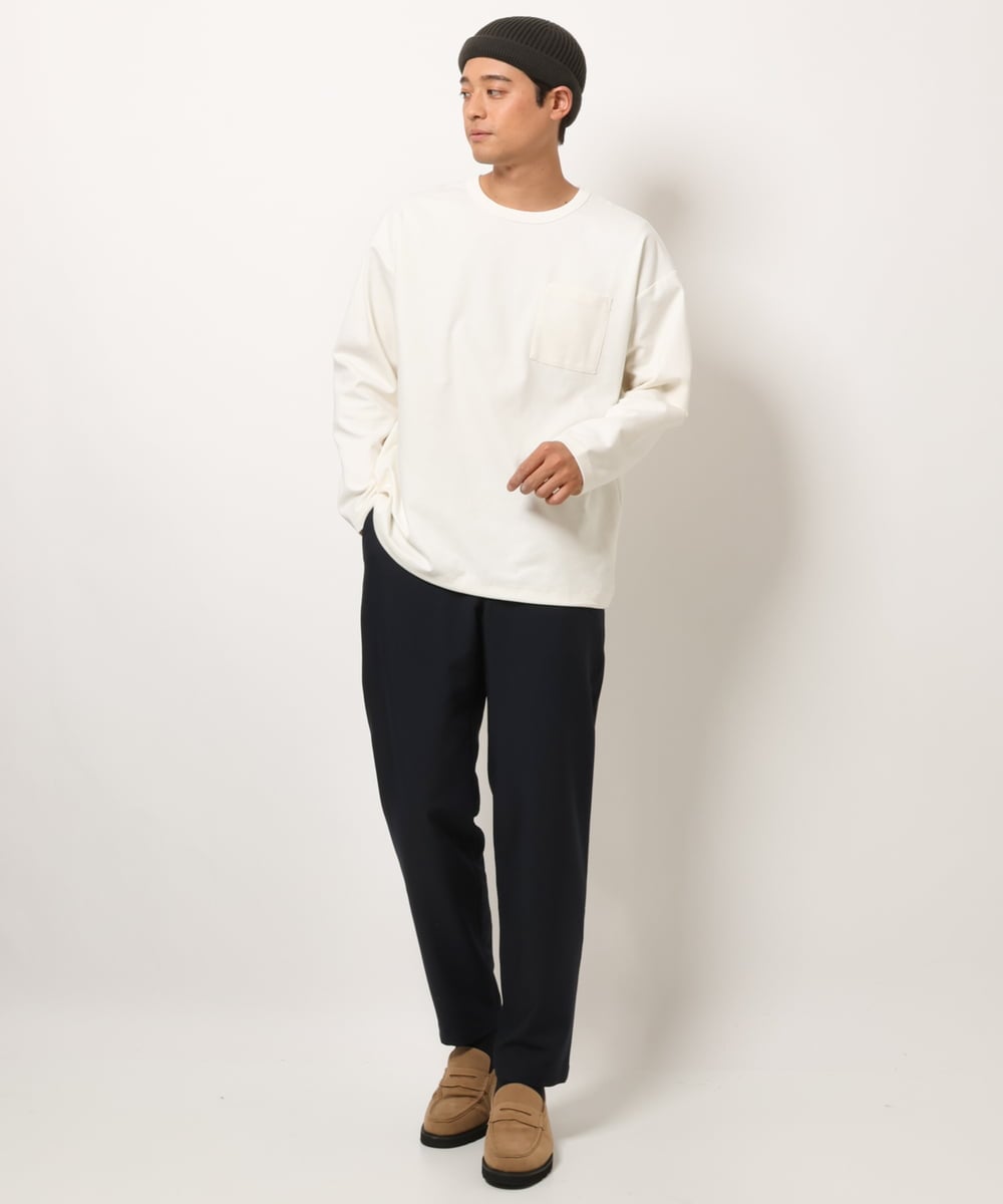 KHLJS16059 a.v.v MEN(アー・ヴェ・ヴェ) リライト セミルーズパンツ オレンジ