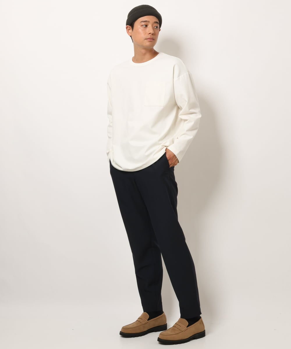 KHLJS16059 a.v.v MEN(アー・ヴェ・ヴェ) リライト セミルーズパンツ オレンジ