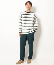 KHLJS16059 a.v.v MEN(アー・ヴェ・ヴェ) リライト セミルーズパンツ オレンジ