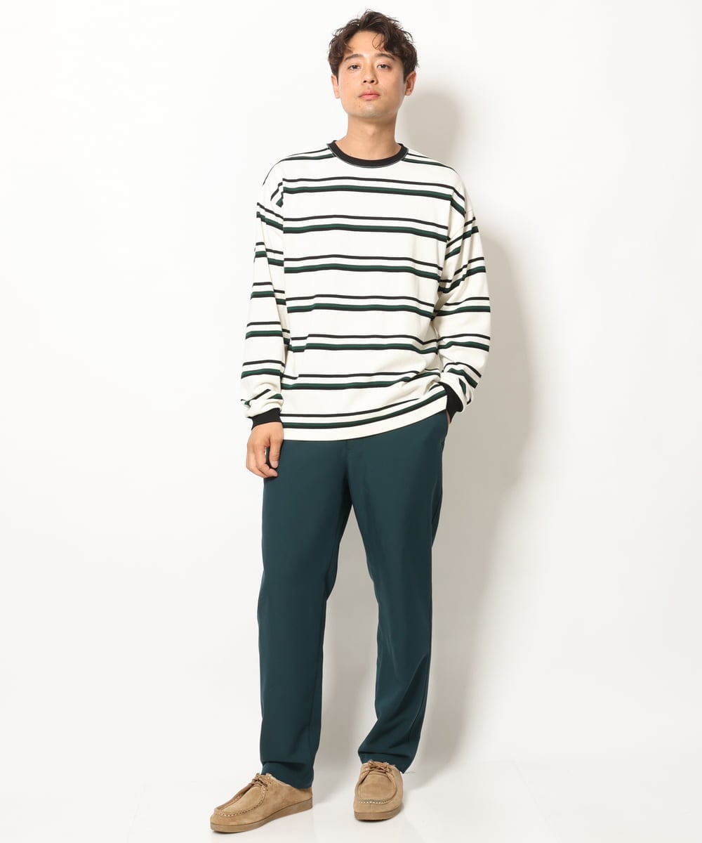 KHLJS16059 a.v.v MEN(アー・ヴェ・ヴェ) リライト セミルーズパンツ オレンジ