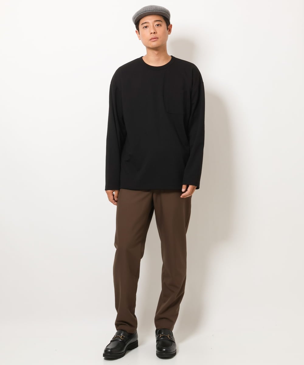 KHLJS16059 a.v.v MEN(アー・ヴェ・ヴェ) リライト セミルーズパンツ オレンジ