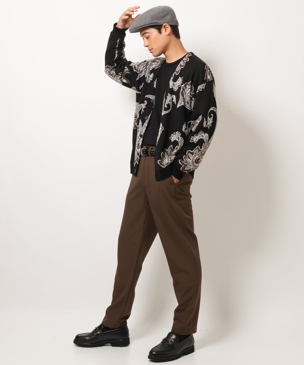 KHLJS16059 a.v.v MEN(アー・ヴェ・ヴェ) リライト セミルーズパンツ オレンジ