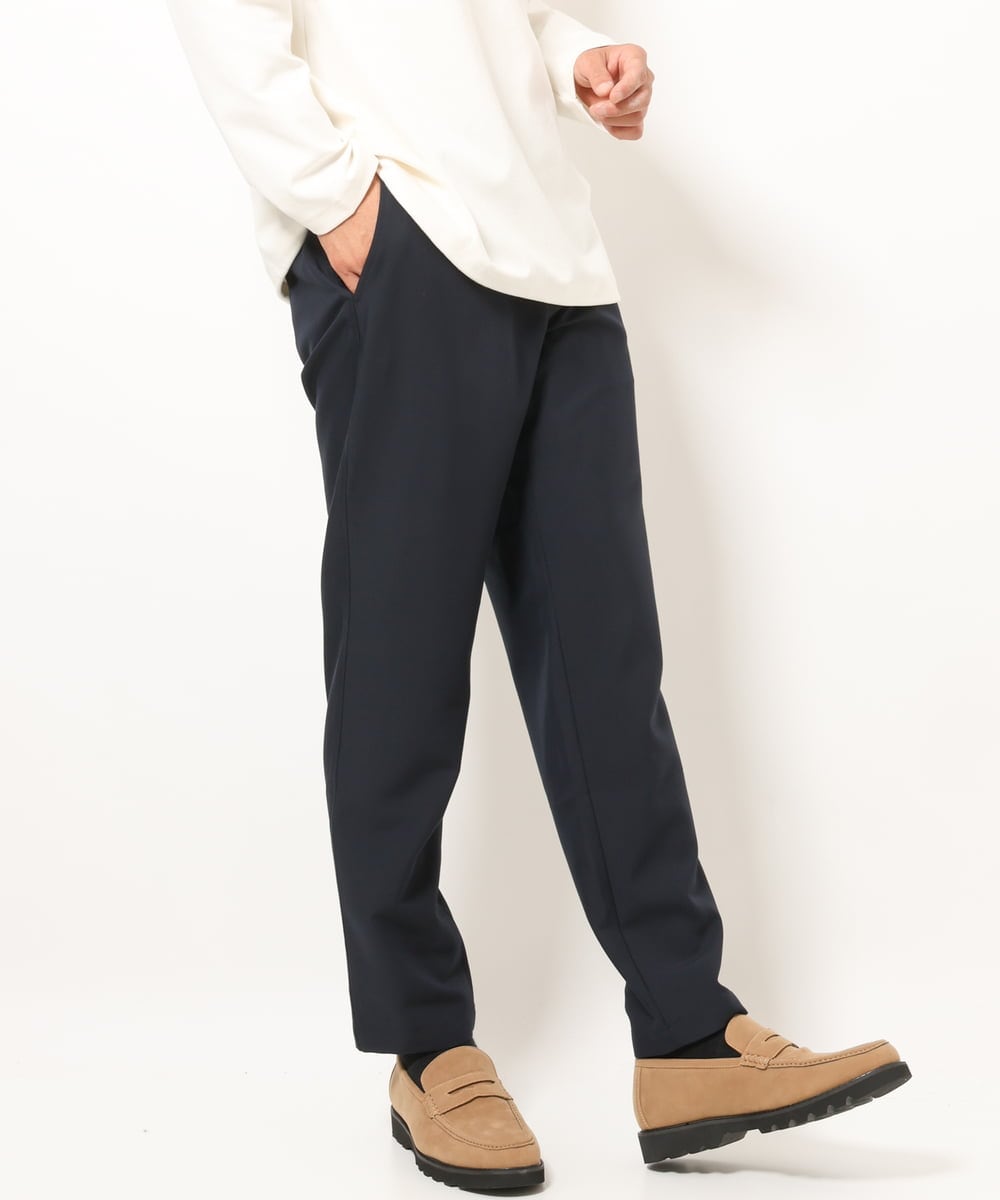 KHLJS16059 a.v.v MEN(アー・ヴェ・ヴェ) リライト セミルーズパンツ ネイビー