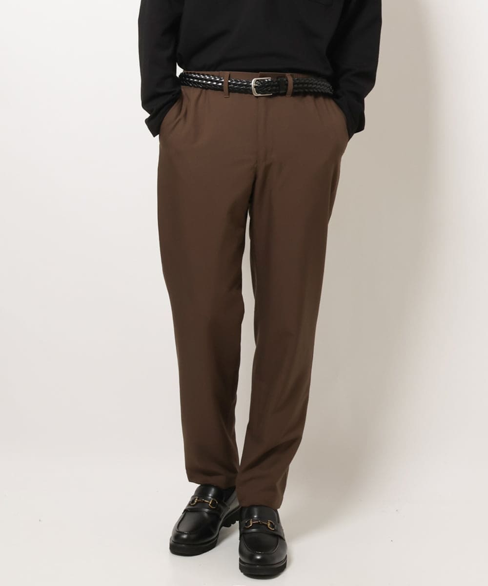 KHLJS16059 a.v.v MEN(アー・ヴェ・ヴェ) リライト セミルーズパンツ ブラウン