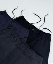 KHLJV02059 a.v.v MEN(アー・ヴェ・ヴェ) 【ストレッチ】スマートシャンブレーテーパードパンツ ダークグレー