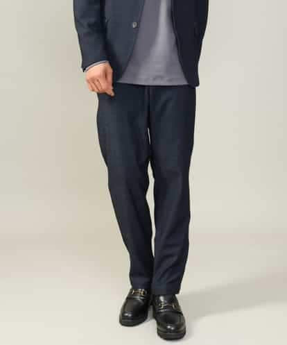 KHLJV02059  【ストレッチ】スマートシャンブレーテーパードパンツ