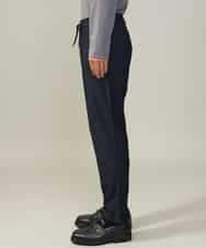 KHLJV02059 a.v.v MEN(アー・ヴェ・ヴェ) 【ストレッチ】スマートシャンブレーテーパードパンツ ネイビー