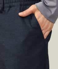 KHLJV02059 a.v.v MEN(アー・ヴェ・ヴェ) 【ストレッチ】スマートシャンブレーテーパードパンツ ネイビー