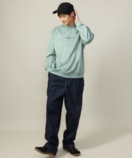 KHLKV10069 a.v.v MEN(アー・ヴェ・ヴェ) 【大人デニム】デニムワンタックワイドパンツ 15.8OZ ネイビー
