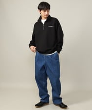 KHLKV10069 a.v.v MEN(アー・ヴェ・ヴェ) 【大人デニム】デニムワンタックワイドパンツ 15.8OZ ネイビー