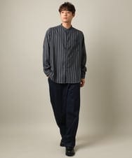 KHLKV10069 a.v.v MEN(アー・ヴェ・ヴェ) 【大人デニム】デニムワンタックワイドパンツ 15.8OZ ネイビー