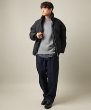 KHLKV10069 a.v.v MEN(アー・ヴェ・ヴェ) 【大人デニム】デニムワンタックワイドパンツ 15.8OZ ネイビー
