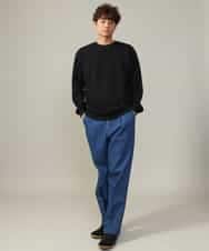 KHLKV10069 a.v.v MEN(アー・ヴェ・ヴェ) 【大人デニム】デニムワンタックワイドパンツ 15.8OZ ネイビー