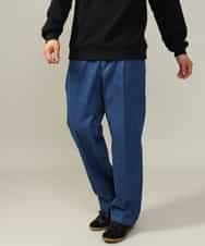 KHLKV10069 a.v.v MEN(アー・ヴェ・ヴェ) 【大人デニム】デニムワンタックワイドパンツ 15.8OZ ネイビー