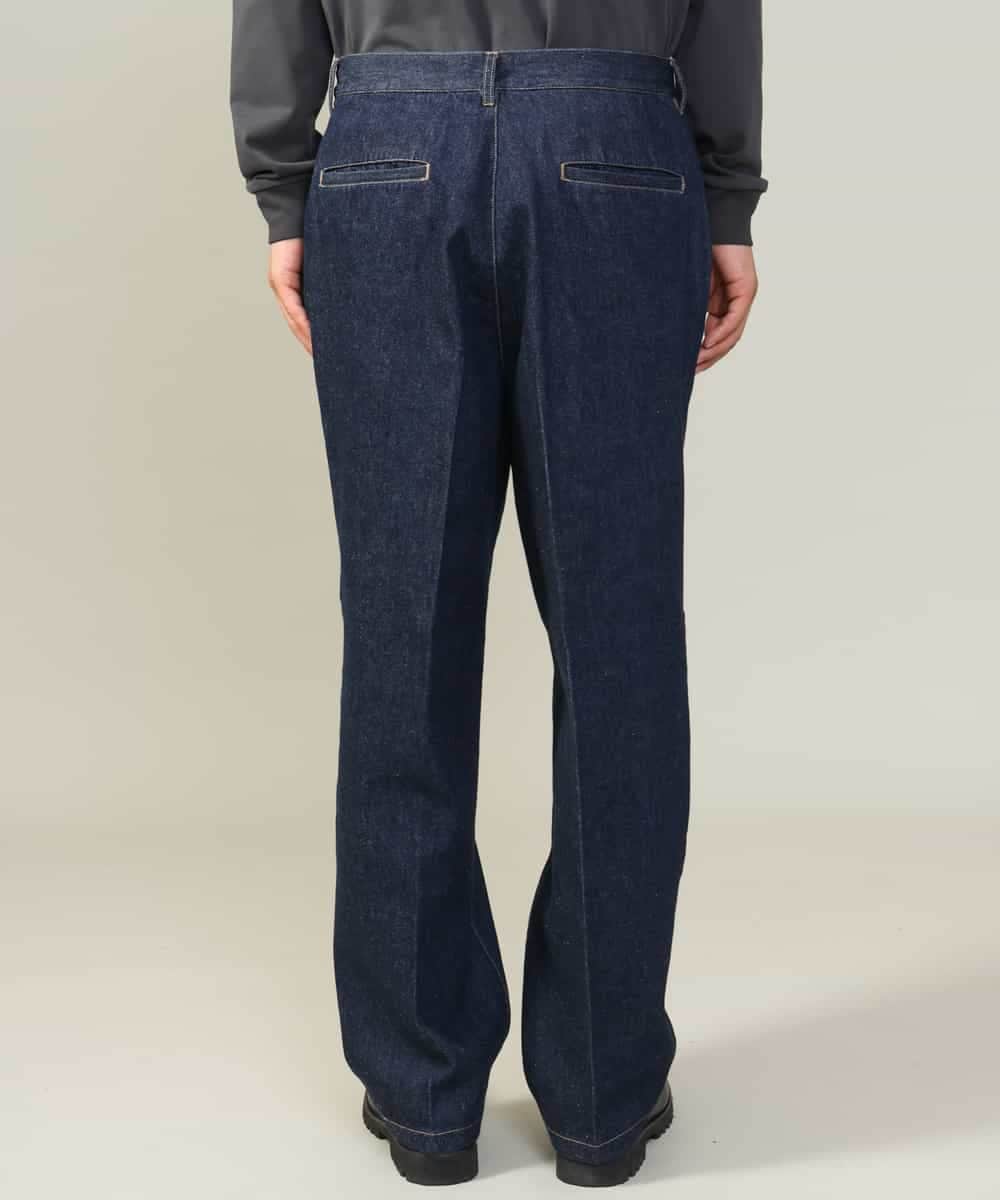 KHLKV10069 a.v.v MEN(アー・ヴェ・ヴェ) 【大人デニム】デニムワンタックワイドパンツ 15.8OZ ネイビー