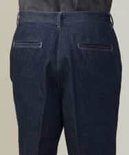 KHLKV10069 a.v.v MEN(アー・ヴェ・ヴェ) 【大人デニム】デニムワンタックワイドパンツ 15.8OZ ネイビー