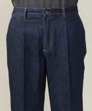 KHLKV10069 a.v.v MEN(アー・ヴェ・ヴェ) 【大人デニム】デニムワンタックワイドパンツ 15.8OZ ネイビー