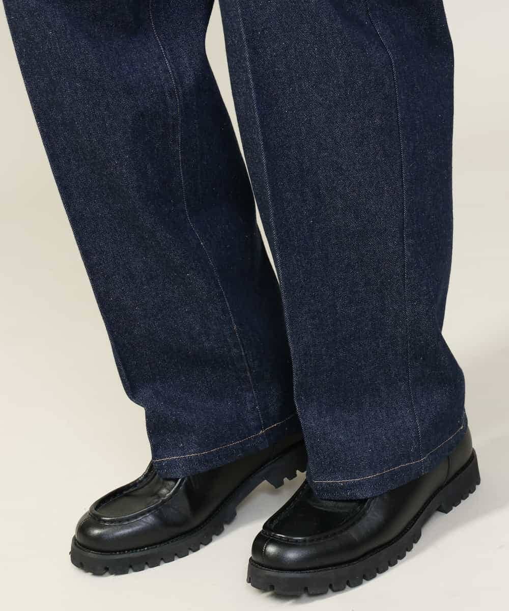 KHLKV10069 a.v.v MEN(アー・ヴェ・ヴェ) 【大人デニム】デニムワンタックワイドパンツ 15.8OZ ネイビー