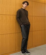 KHLKV15069 a.v.v MEN(アー・ヴェ・ヴェ) 【通年着用OK】スマートインレイシェイプスラックス(セットアップ可） ブラック