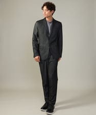 KHLKV15069 a.v.v MEN(アー・ヴェ・ヴェ) 【通年着用OK】スマートインレイシェイプスラックス(セットアップ可） ブラック