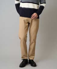 KHLLA12064 a.v.v MEN(アー・ヴェ・ヴェ) 【イージーケア/洗濯機で洗える】ピケストレッチ5ポケットパンツ ダークグレー