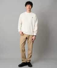 KHLLA12064 a.v.v MEN(アー・ヴェ・ヴェ) 【イージーケア/洗濯機で洗える】ピケストレッチ5ポケットパンツ ダークグレー