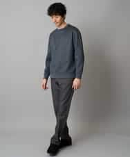 KHLLA12064 a.v.v MEN(アー・ヴェ・ヴェ) 【イージーケア/洗濯機で洗える】ピケストレッチ5ポケットパンツ ダークグレー