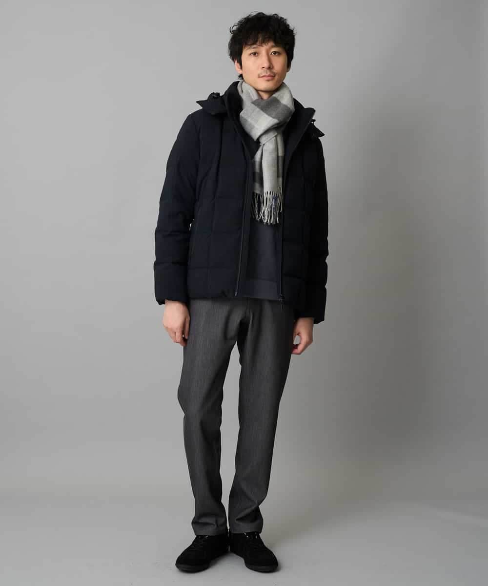 KHLLA12064 a.v.v MEN(アー・ヴェ・ヴェ) 【イージーケア/洗濯機で洗える】ピケストレッチ5ポケットパンツ ダークグレー