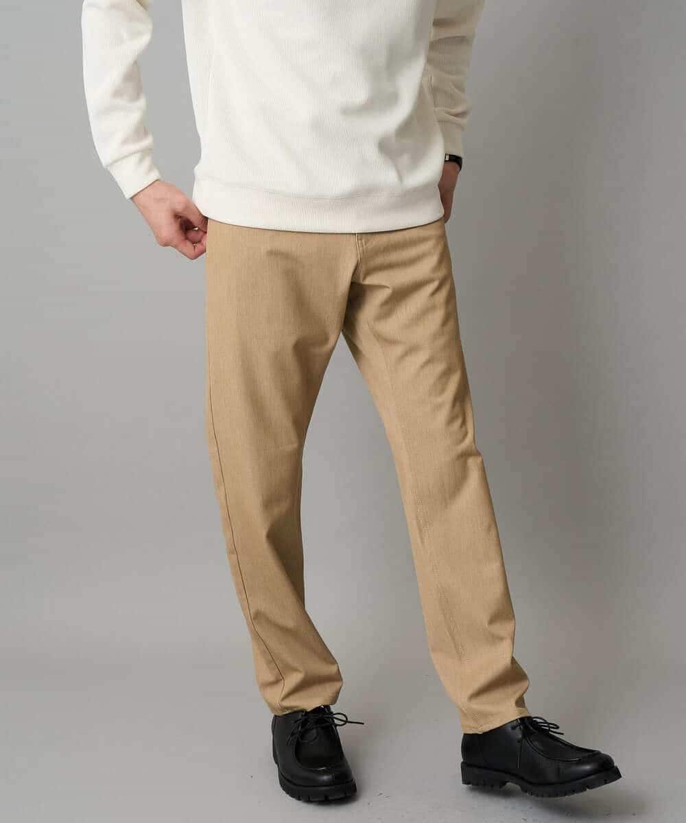 KHLLA12064 a.v.v MEN(アー・ヴェ・ヴェ) 【イージーケア/洗濯機で洗える】ピケストレッチ5ポケットパンツ ダークグレー