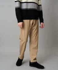 KHLLA12064 a.v.v MEN(アー・ヴェ・ヴェ) 【イージーケア/洗濯機で洗える】ピケストレッチ5ポケットパンツ ダークグレー