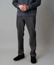 KHLLA12064 a.v.v MEN(アー・ヴェ・ヴェ) 【イージーケア/洗濯機で洗える】ピケストレッチ5ポケットパンツ ダークグレー