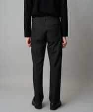 KHLLA12064 a.v.v MEN(アー・ヴェ・ヴェ) 【イージーケア/洗濯機で洗える】ピケストレッチ5ポケットパンツ ダークグレー