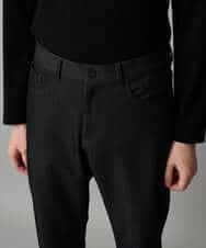 KHLLA12064 a.v.v MEN(アー・ヴェ・ヴェ) 【イージーケア/洗濯機で洗える】ピケストレッチ5ポケットパンツ ダークグレー