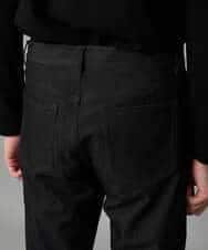 KHLLA12064 a.v.v MEN(アー・ヴェ・ヴェ) 【イージーケア/洗濯機で洗える】ピケストレッチ5ポケットパンツ ダークグレー