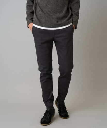 KHLLA14064 a.v.v MEN 【イージーケア/毛玉になりにくい】スーパーストレッチジョガーパンツ【洗濯機で洗える】