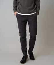 KHLLA14064 a.v.v MEN(アー・ヴェ・ヴェ) 【イージーケア/毛玉になりにくい】スーパーストレッチジョガーパンツ【洗濯機で洗える】 ダークグレー